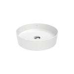 LOOP Aufsatzwaschbecken Rund Ø 45 cm Farbe: Weiß