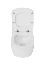 Elegant Hänge-WC Farbe: Weiß