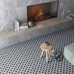 Fliese STAMP Black 20x20 cm – Bild 3