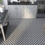 Fliese STAMP Black 20x20 cm – Bild 2