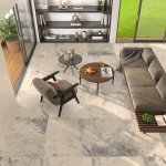 Fliese TRAVERTINO MODERN Beige 100x100 cm – Bild 2