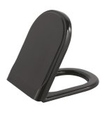 Antik WC Deckel Soft-Close Farbe: Schwarz