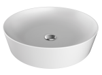 Ultra Aufsatzwaschbecken Rund Rund: Ø 40 cm Farbe: Weiß