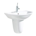 Selin Solo-Waschbecken ohne Säulenfuß Breite: 60 cm Farbe: Weiß