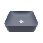 Ultra Aufsatwascbecken Quadratisch Breite: 40 cm Farbe: Basalt Matt
