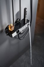 Piano Säulenduschsystem mit Thermostat Farbe: Metallic Grau – Bild 11