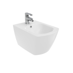 Elegant Hänge-Bidet ohne Armatur Farbe: Weiß