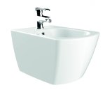 Elegant Hänge-Bidet ohne Armatur Farbe: Weiß – Bild 2