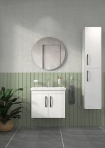 Eksen Einbauwaschbecken Rechteckig Breite: 65 cm Farbe: Weiß