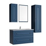 Kayra Hochschrank mit Türenfront Breite: 30 cm Farbe: Saphir Matt