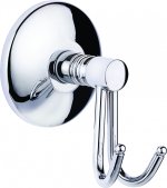 Joyful Bademantelhalter 2-Haken Ausf.: Chrom