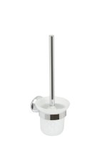 Joyful WC-Bürstengarnitur (Milchglas) Ausf.: Chrom
