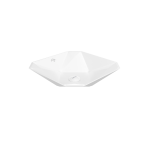 Ruby Aufsatzwaschbecken Quadratisch Breite: 40 cm Farbe: Extra Matt Weiß Ruby