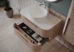 Rayas Waschbeckenunterschrank mit 2 Schubladen Breite: 100 cm Farbe: Pudra – Bild 7
