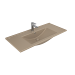 Su Einbauwaschbecken Rechteckig Breite: 100 cm Farbe: Cappuciono Matt