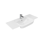 Sally Einbauwaschbecken Rechteckig Breite: 100 cm Farbe: Weiß