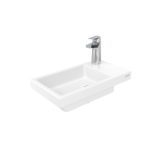 Elmas Einbauwaschbecken Rechteckig Breite: 45 cm Farbe: Weiß