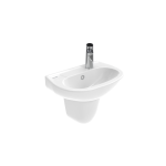 TP Solo-Waschbecken Oval Farbe: Weiß – Bild 3