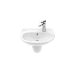 TP Solo-Waschbecken Oval Farbe: Weiß – Bild 5