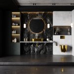 Topic Aufsatzwaschbecken Vergoldet Farbe: Weiß – Bild 2