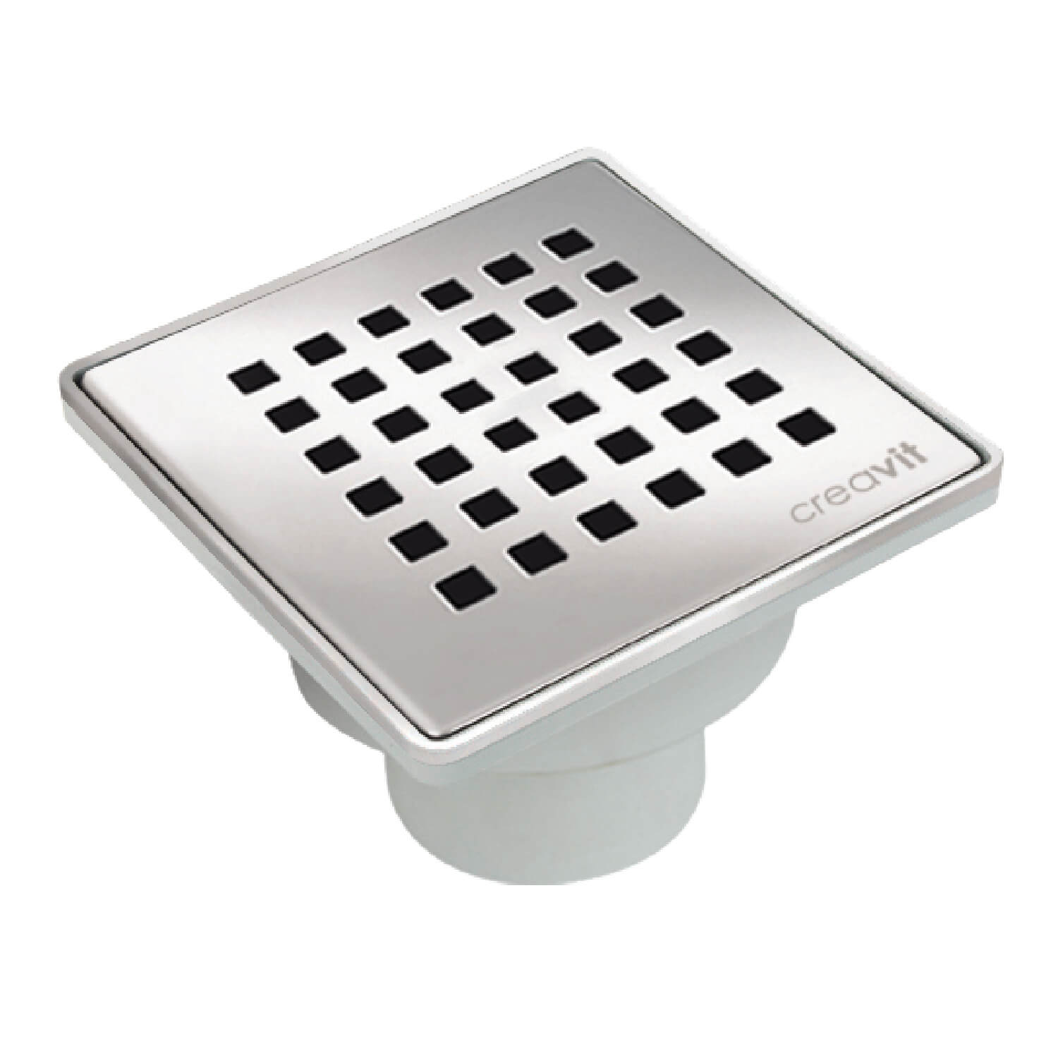 YS Siphon Bodenablauf Ø 50 mm Ausf.: Edel Stahl