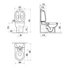 Stand-WC-SET Ducky, Farbe: Weiß – Bild 5