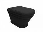 Antik WC Deckel Soft-Close Farbe: Schwarz Matt – Bild 2