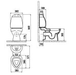 Stand-WC-SET Child, Farbe: Weiß – Bild 3