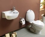 Stand-WC-SET Child, Farbe: Weiß – Bild 2