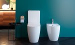 Stand-WC-SET Free, Farbe: Weiß – Bild 2