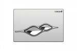Ufo Betätigungsplatte 2-Mengentechnik BxH: 245x163 mm Farbe: Chrom Glanz