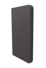TP Urinal Trennwand Höhe: 70 cm Farbe: Antrazit Matt