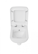 Hänge-WC-SET Bene, inkl. Softclose WC Deckel Farbe: Weiß – Bild 2