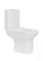 Stand-WC-SET Lara, Farbe: Weiß – Bild 3
