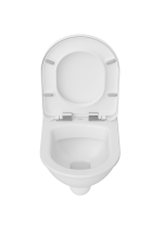 Hänge-WC-SET Selin, inkl. Softclose WC Deckel Farbe: Weiß – Bild 2